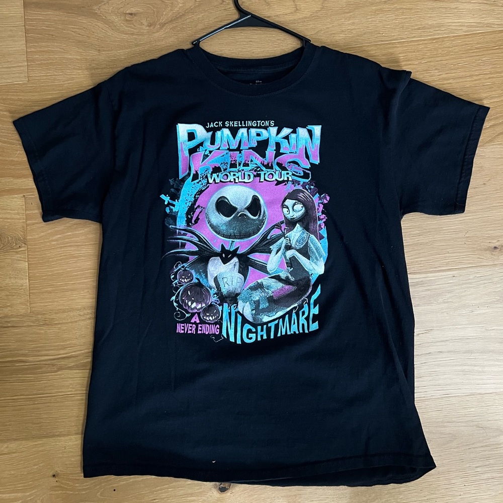 Jack Skellington’s Pumpkin King World Tour Tee Shirt (Officially Licensed Merch)